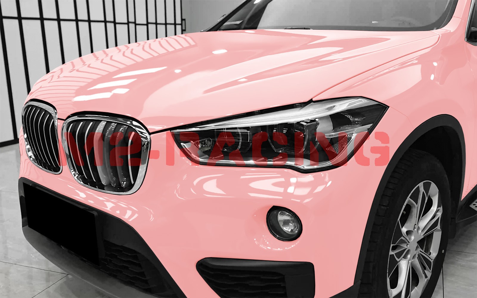 5FTx7FT PPF Blossom Pink Gloss Color Vinyl Paint Protection Film Scratch Wrap