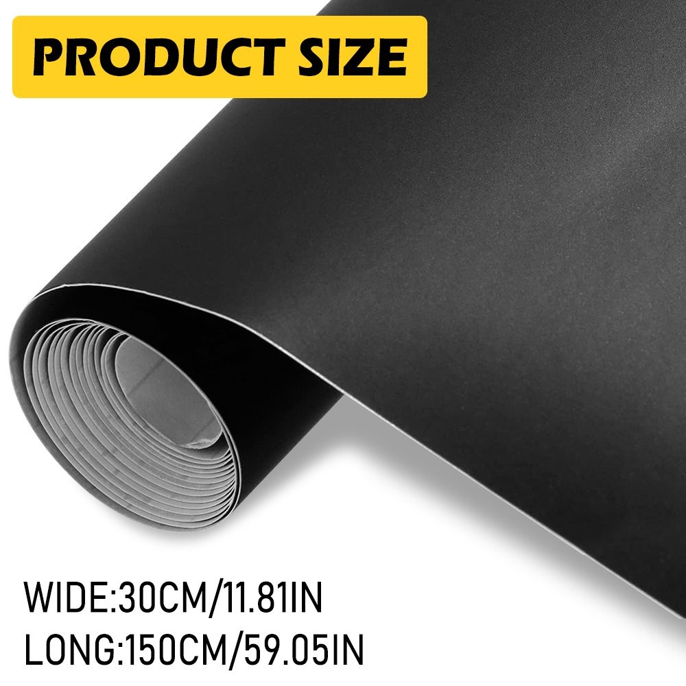 Matte Black Glossy Car Vinyl Wrap Sticker Decal Sheet Air Release Bubble Free 2x