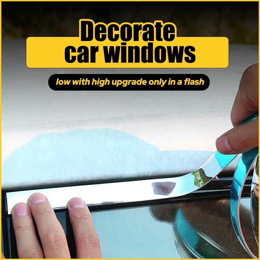 3/4” Chrome Trim Molding Strip Car Door Window Bumper Side Trime Protector 16 D