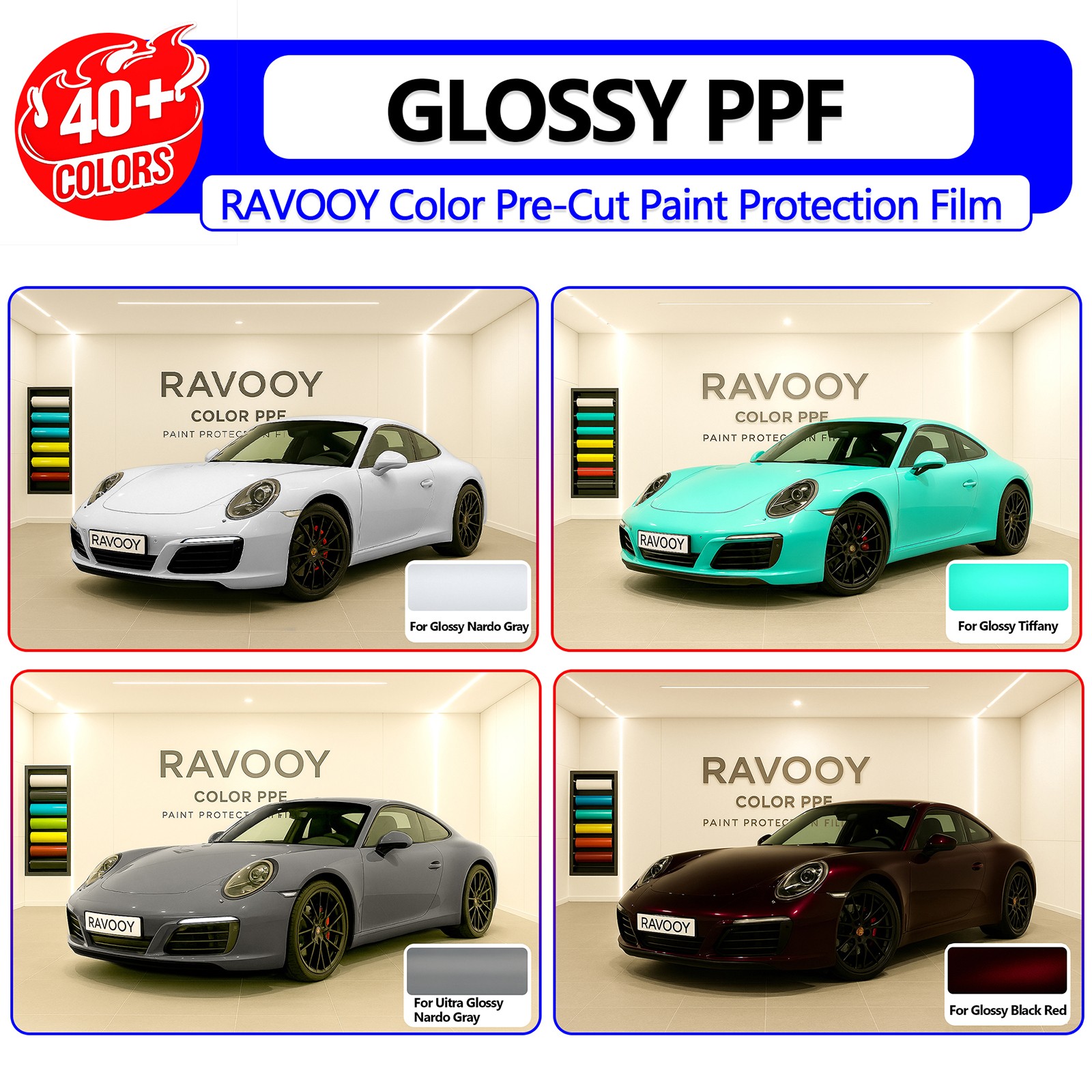 Color Precut PPF Paint Protection Film For BMW 3 Series SE Hybrid 2015-2018