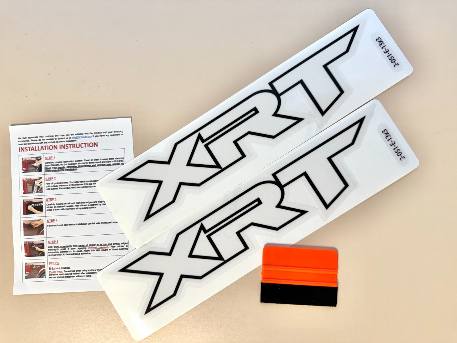2 x Side Bed Stickers Compatible w/ Santa Cruz XRT Decals Accessory 13 x 3 in