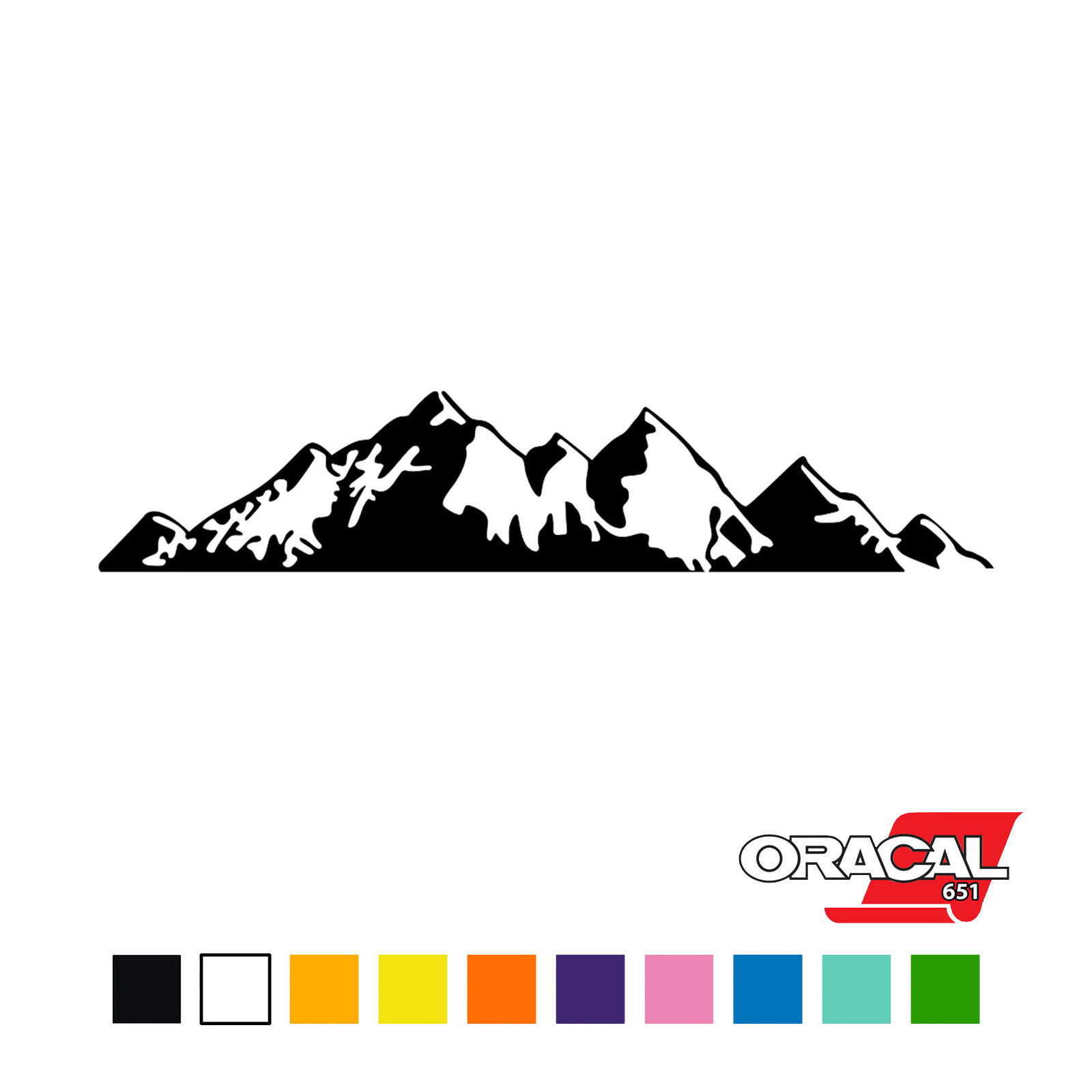 Snow Mountain Peel & Stick Vinyl Decal Sticker Car Vinyl Wrap Film Graphics
