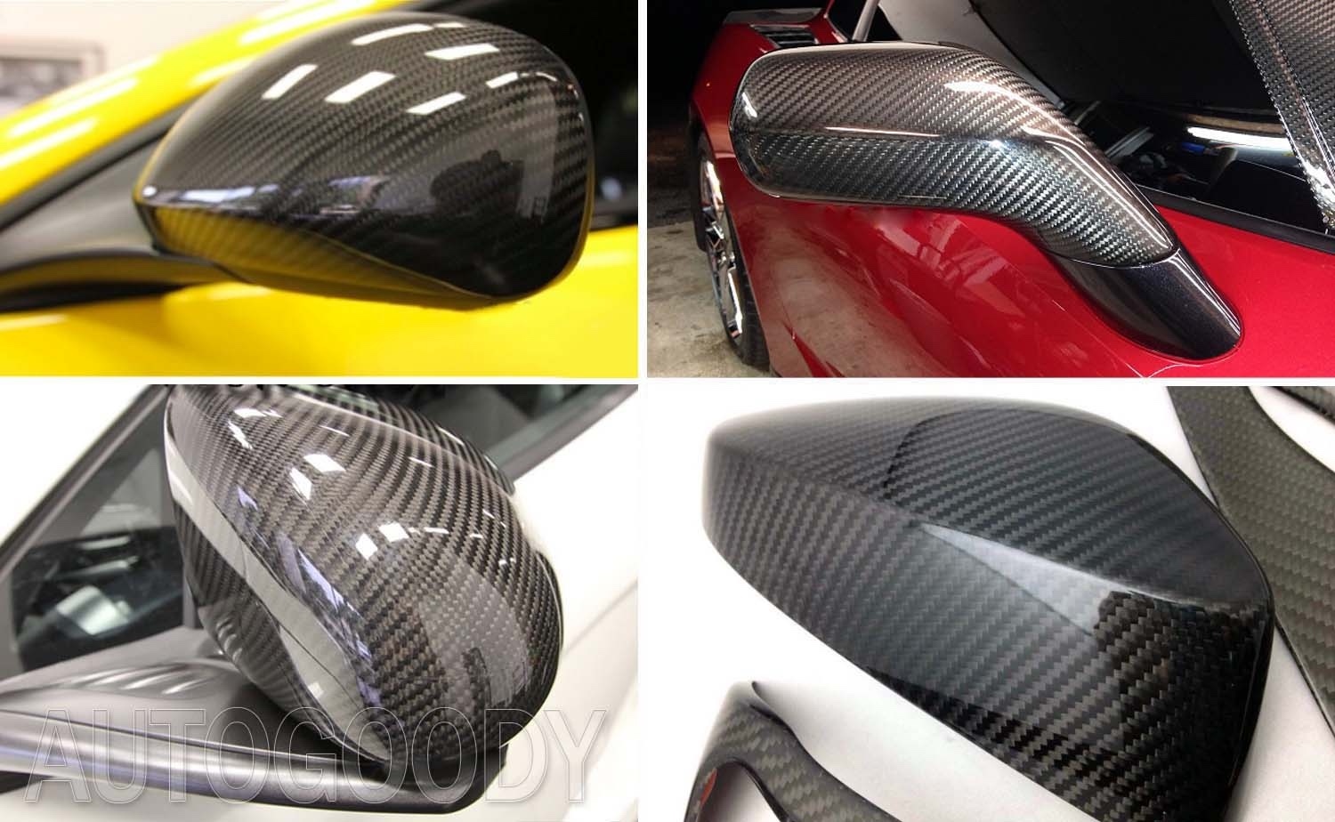 25ft x 5ft HIGH GLOSS 5D Black Carbon Fiber Vinyl Wrap Film Bubble Air Free 6D