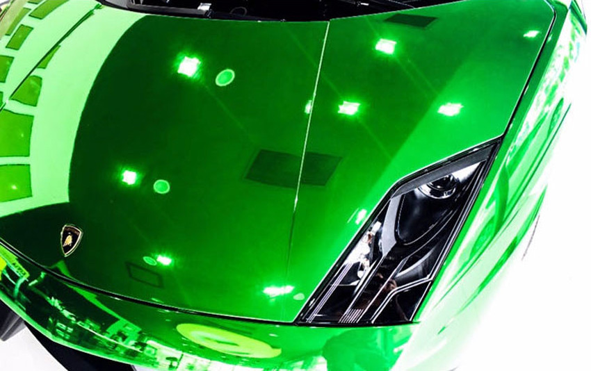24″ x 60″ Green Chrome Mirror Vinyl Film Wrap Sticker Stretchable 2ft x 5ft