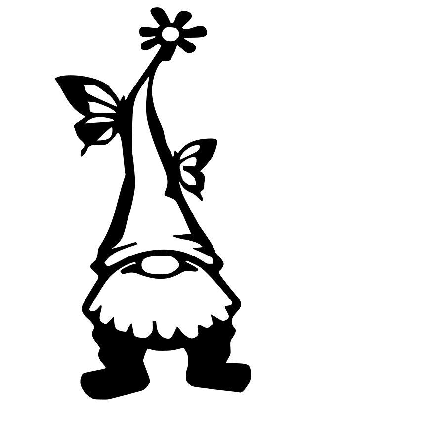 Fairy Gnome Vinyl Decal Sticker Door Car Window Laptop Dream USA Seller