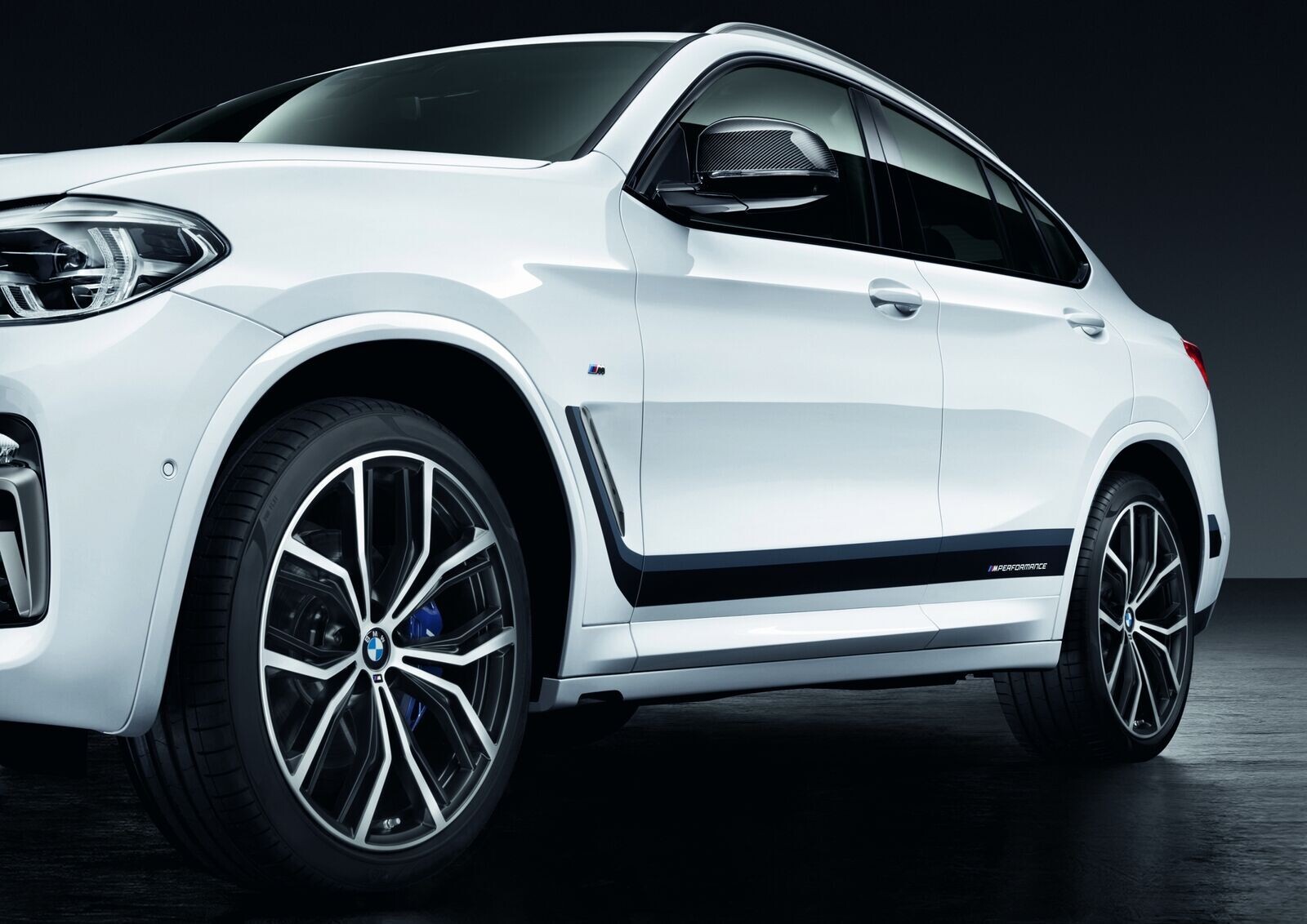 BMW X3 X4 iX3 M PERFORMANCE RIGHT LEFT FOIL APPLICATION FROZEN BLACK 51145A26A67
