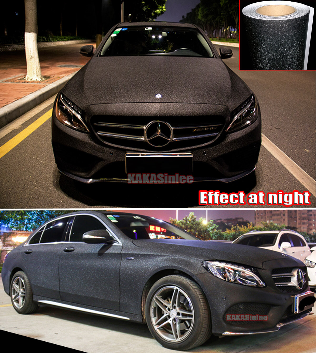 Air Free Black / Car Chameleon Satin Chrome Pearl Metal Vinyl Wrap Sticker HDUS