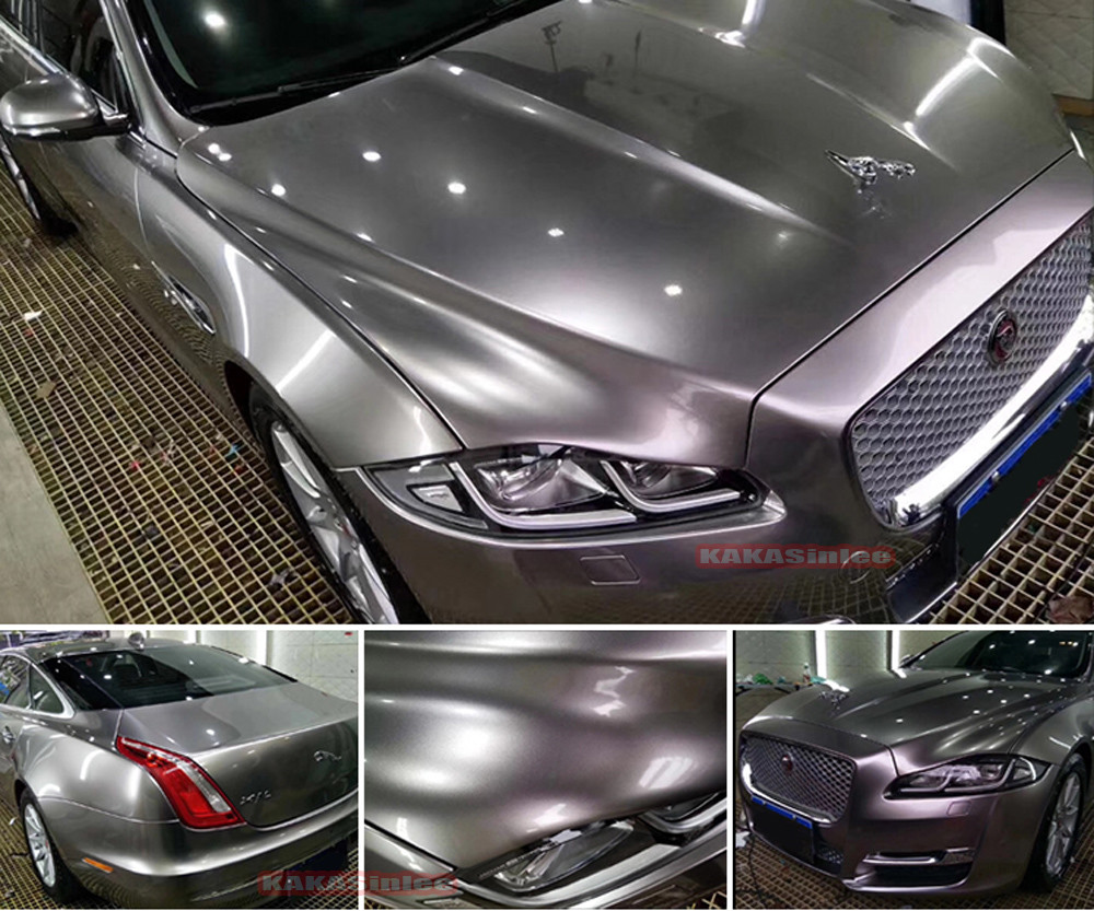 Entire Car Wrap / Flexible Glossy Glitter Pearl Satin Chrome Vinyl Sticker HDUS