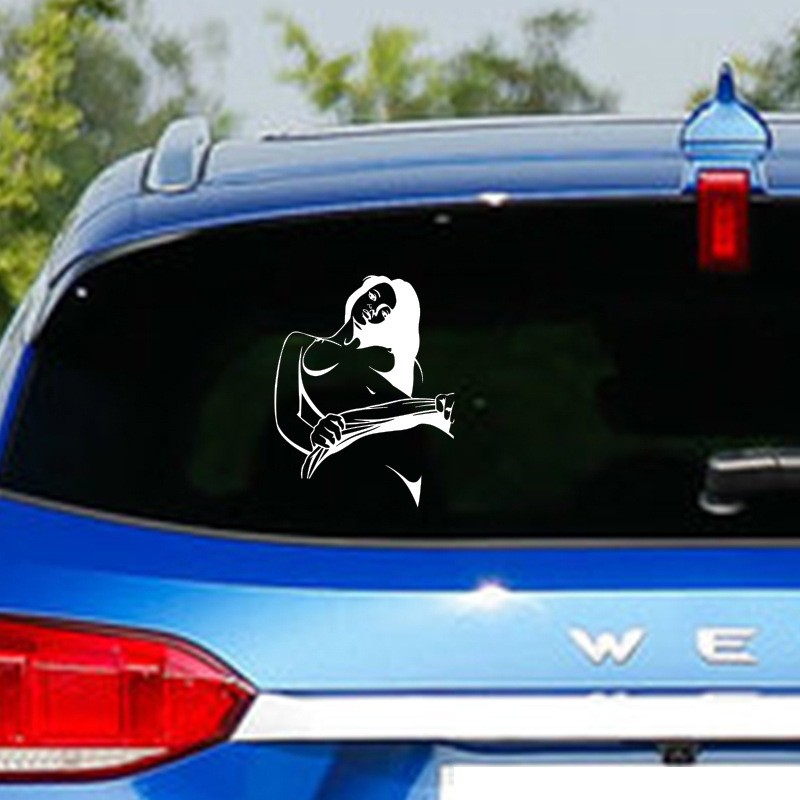 13.2cm*15.8cm Car Carved Reflective Sticker Beautiful Car Stickers Motorcycle