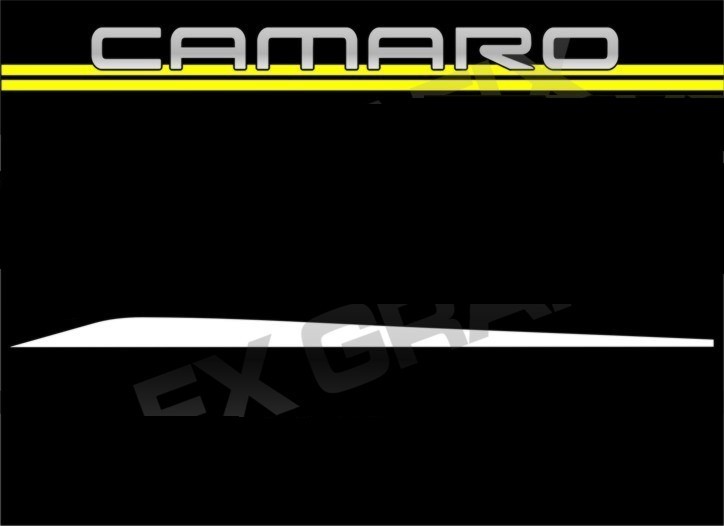 2010 – 2015 Chevrolet Camaro Lower Body Rocker Accent Stripes Dealer Quality