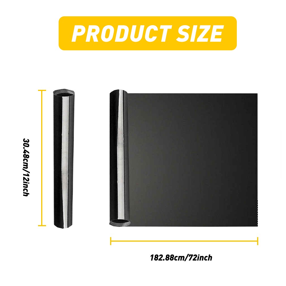1-10 Light-Black Headlight Taillight Fog Light Tint Film Vinyl For Car Truck bus