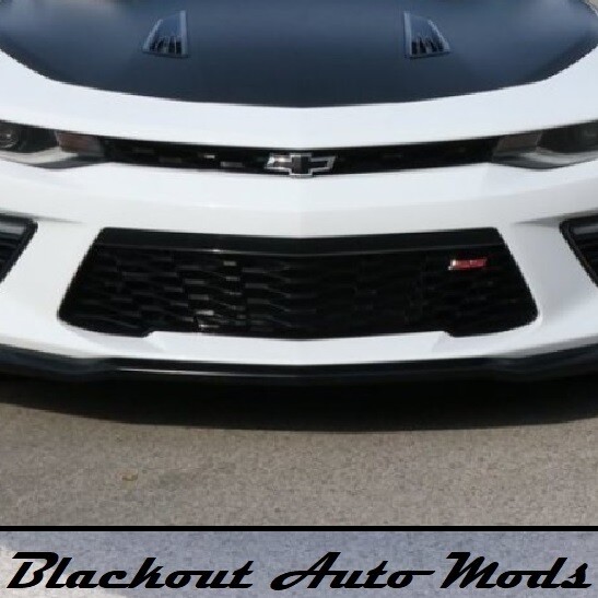2016-2018 Camaro Bowtie Emblem Blackout Kit Overlay Decals Set of 2 Gloss Black