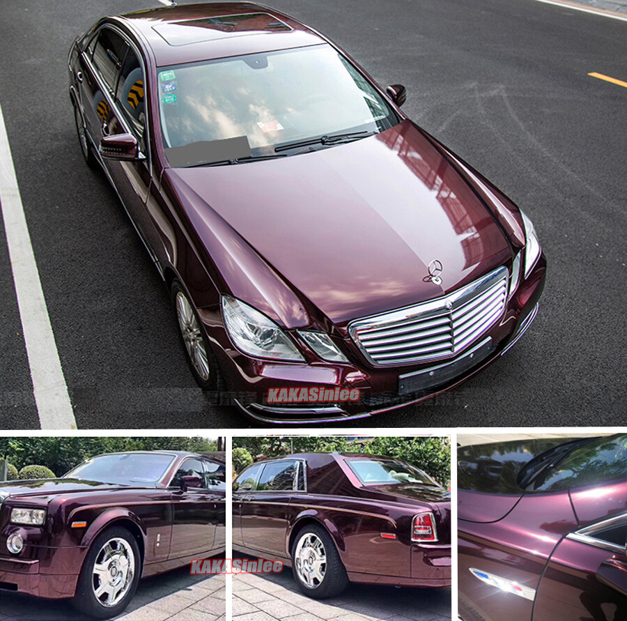 Stretch / Pearl Glossy Sparkle Satin Chrome Vinyl Wrap Car PVC Decal Sticker US