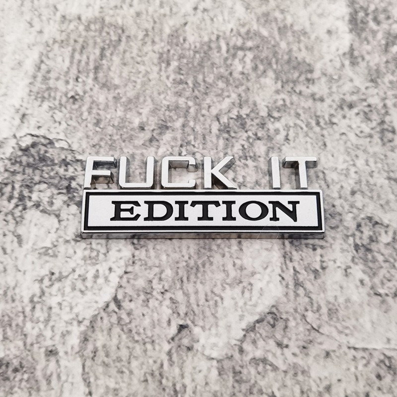 2Pcs Funny 3D Car Stickers Universal Decor Emblems for Truck Auto Accessories