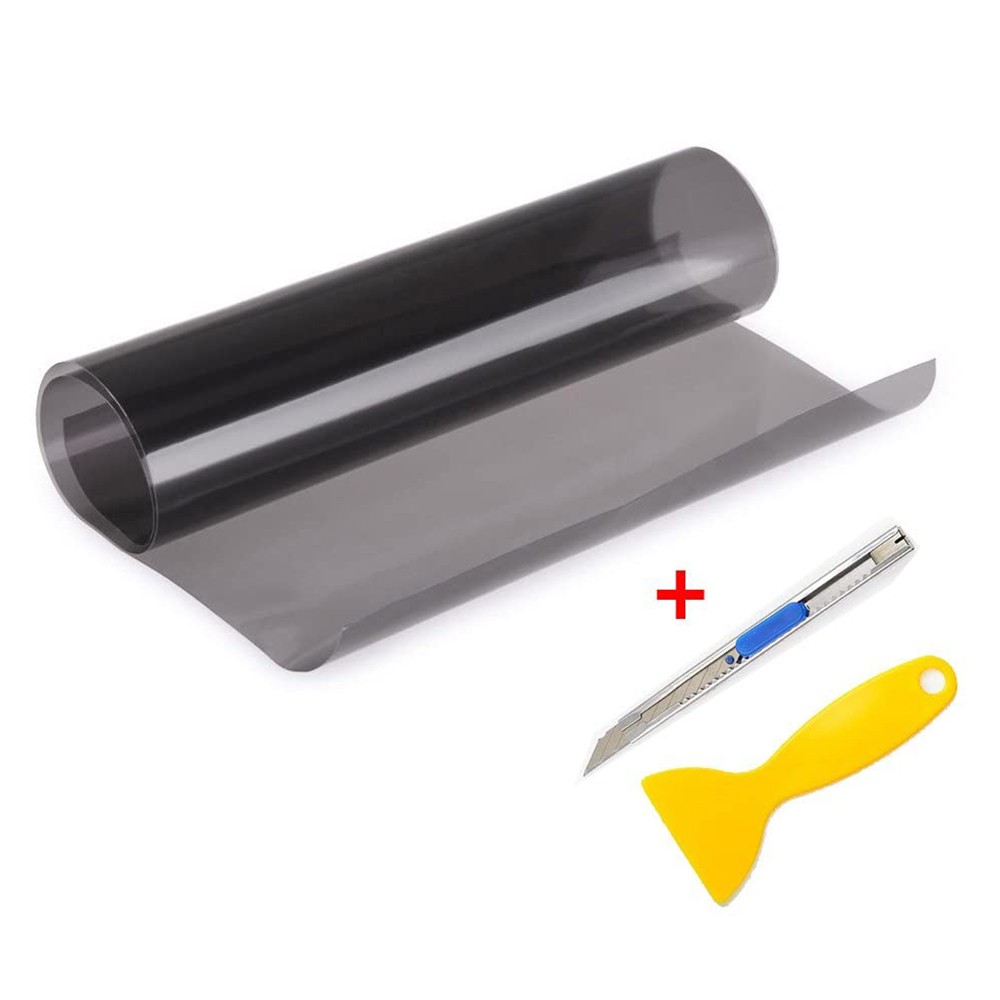 1-10 Light-Black Headlight Taillight Fog Light Tint Film Vinyl For Car Truck bus