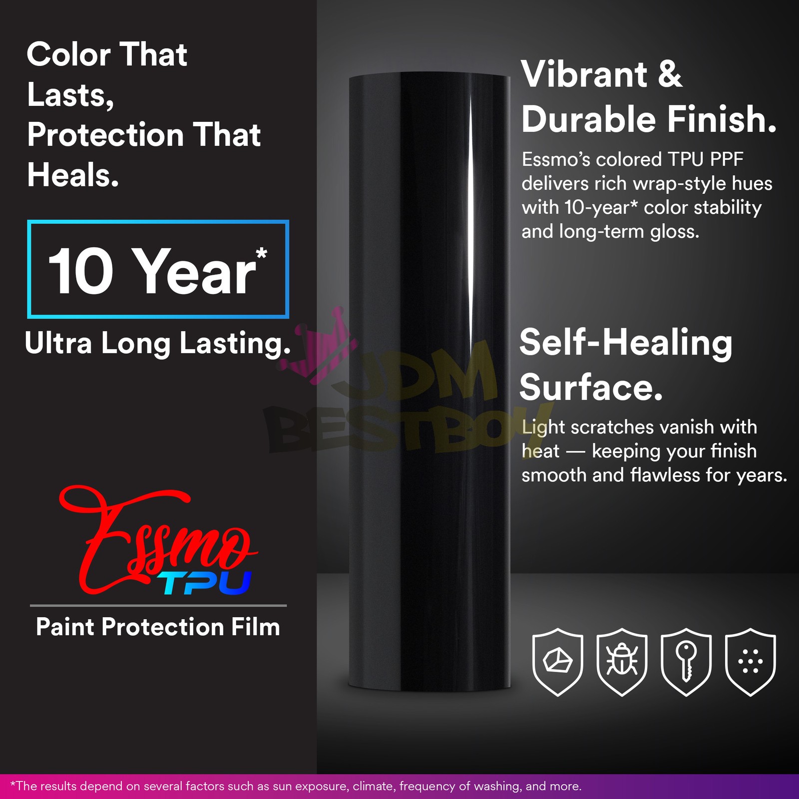 TPU Color Gloss PPF Paint Protection Film Dry Wet Apply Vinyl Wrap Self Healing