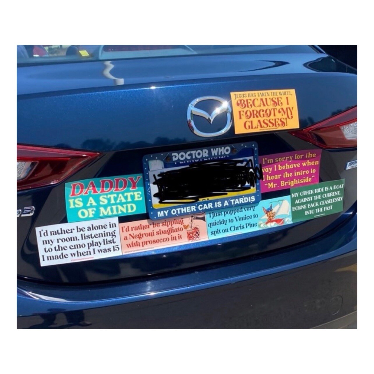 Other Ride Is A Boat against The Current Great Gatsby Bumper Sticker