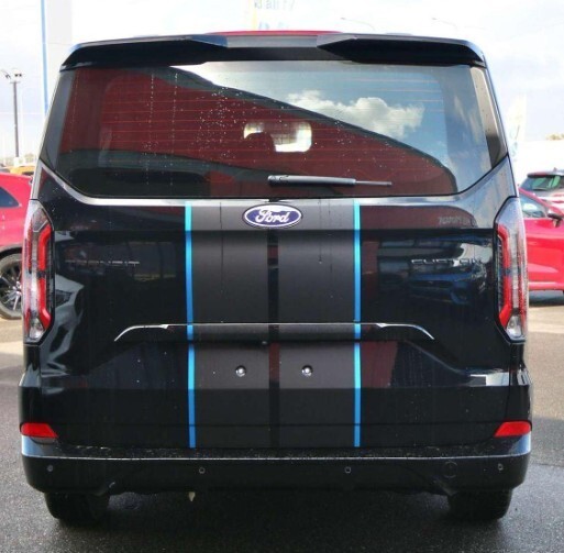 Ford Transit Custom Bonnet Side and Rear Stripes Pin Decals 2024 2025