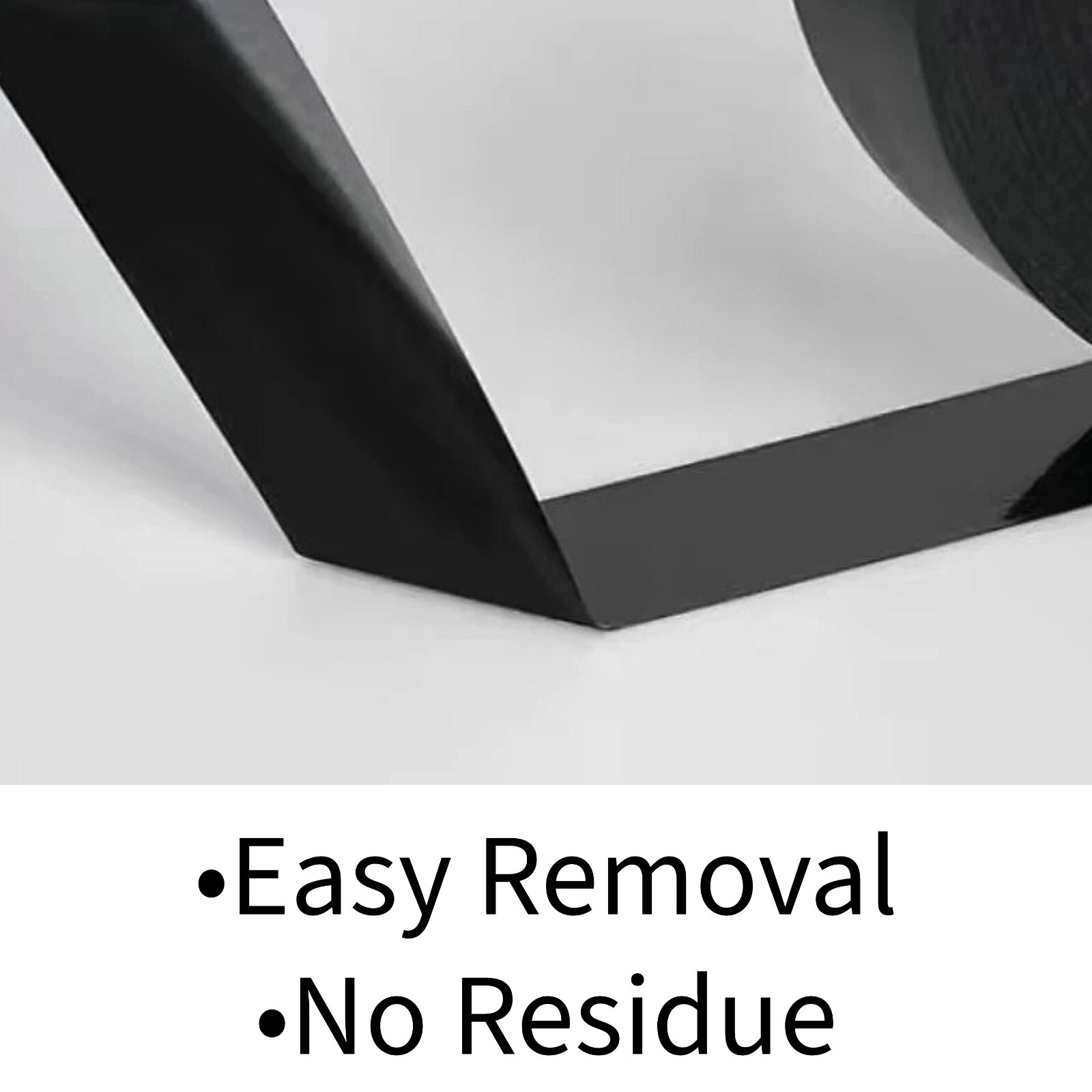Gloss Black Chrome Trim Car Molding Blackout Adhesive Tape 1 inch x 72 yd Roll