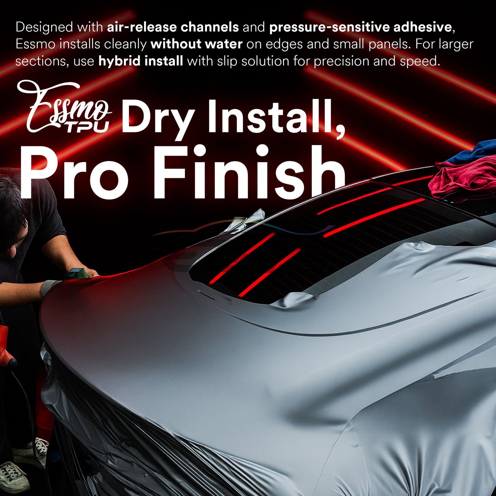 TPU Color Gloss PPF Paint Protection Film Dry Wet Apply Vinyl Wrap Self Healing