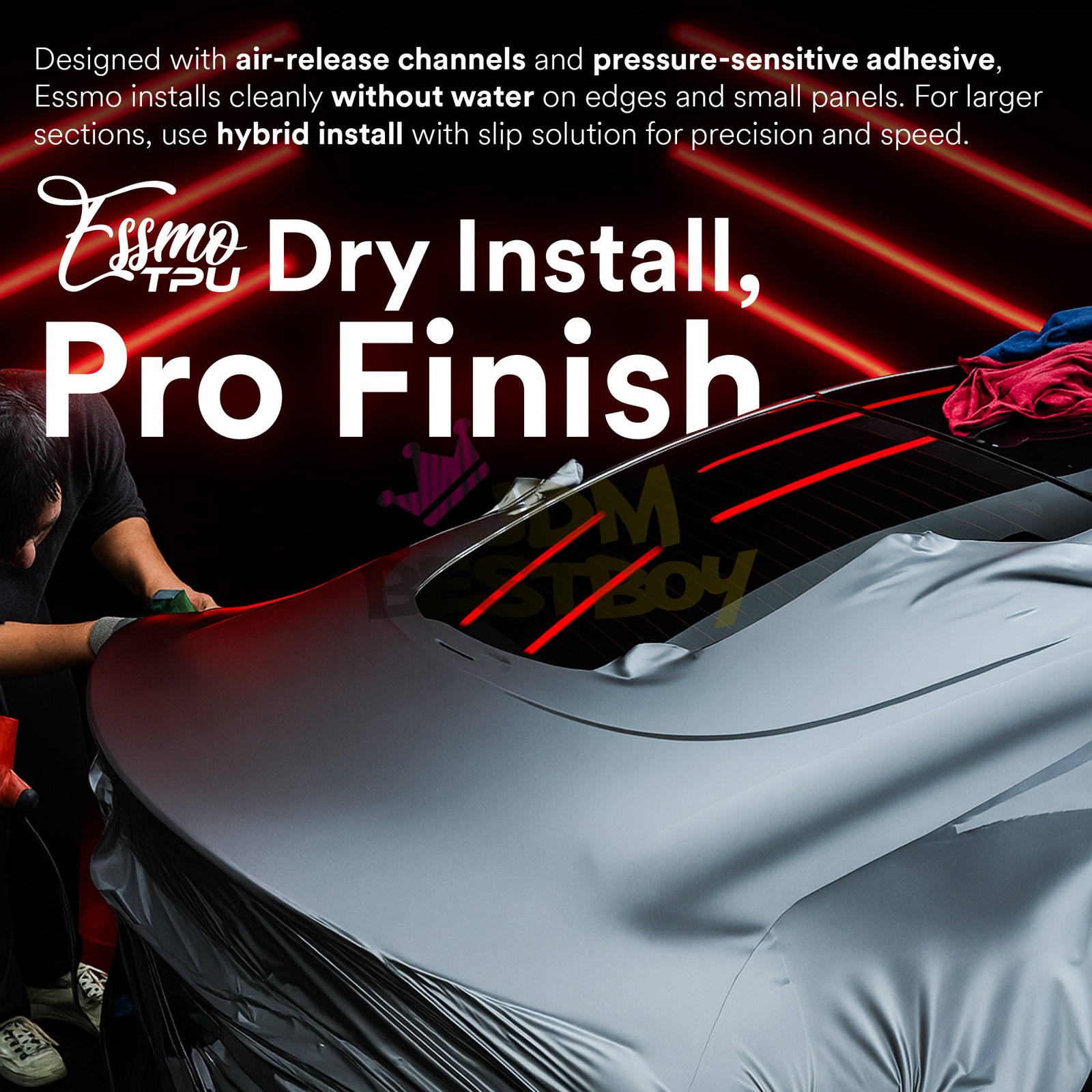 TPU Color Gloss PPF Paint Protection Film Dry Wet Apply Vinyl Wrap Self Healing