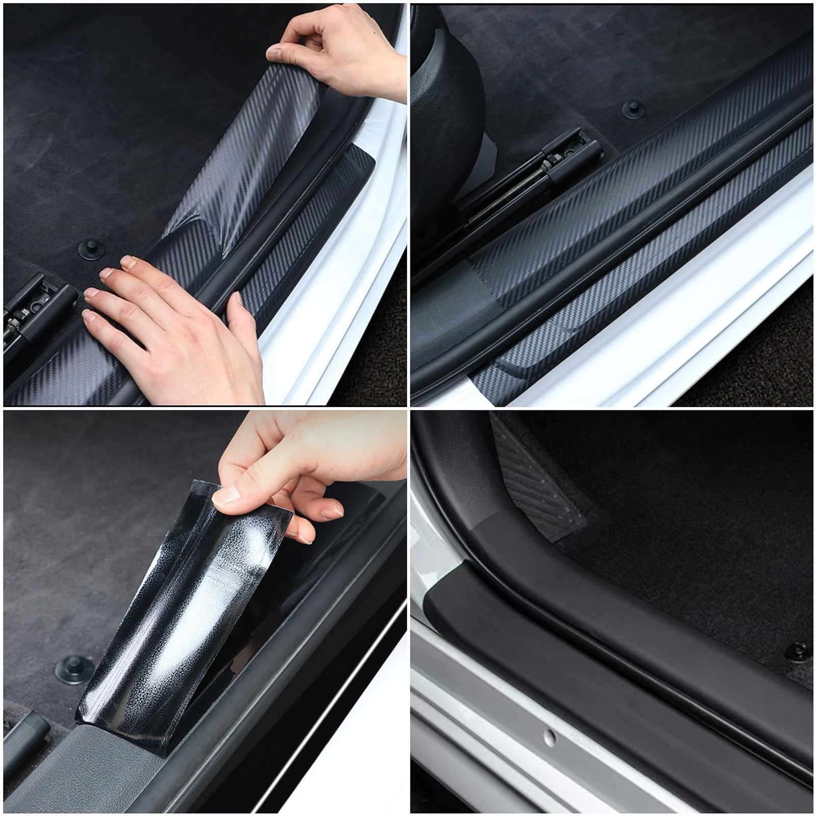 4″ X 30FT Matte Black Vinyl Wrap for Chrome Delete Window Trim Car Door Sill …